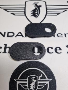 Zündapp 2 Stück Gummitülle für die Frontmaske der Blinkerdurchführung 448-19.115 TPU